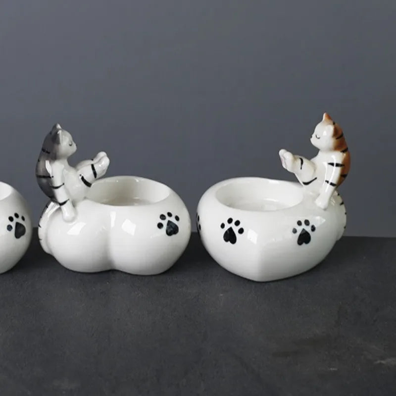 bougeoir coeur chat - Esprit Chandelier