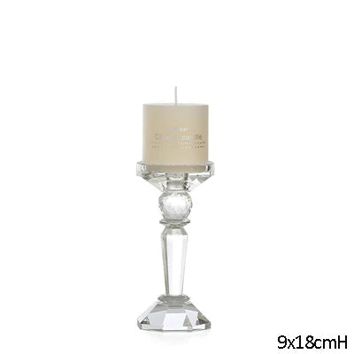 bougeoir cristal fuselé transparent S - Esprit chandelier