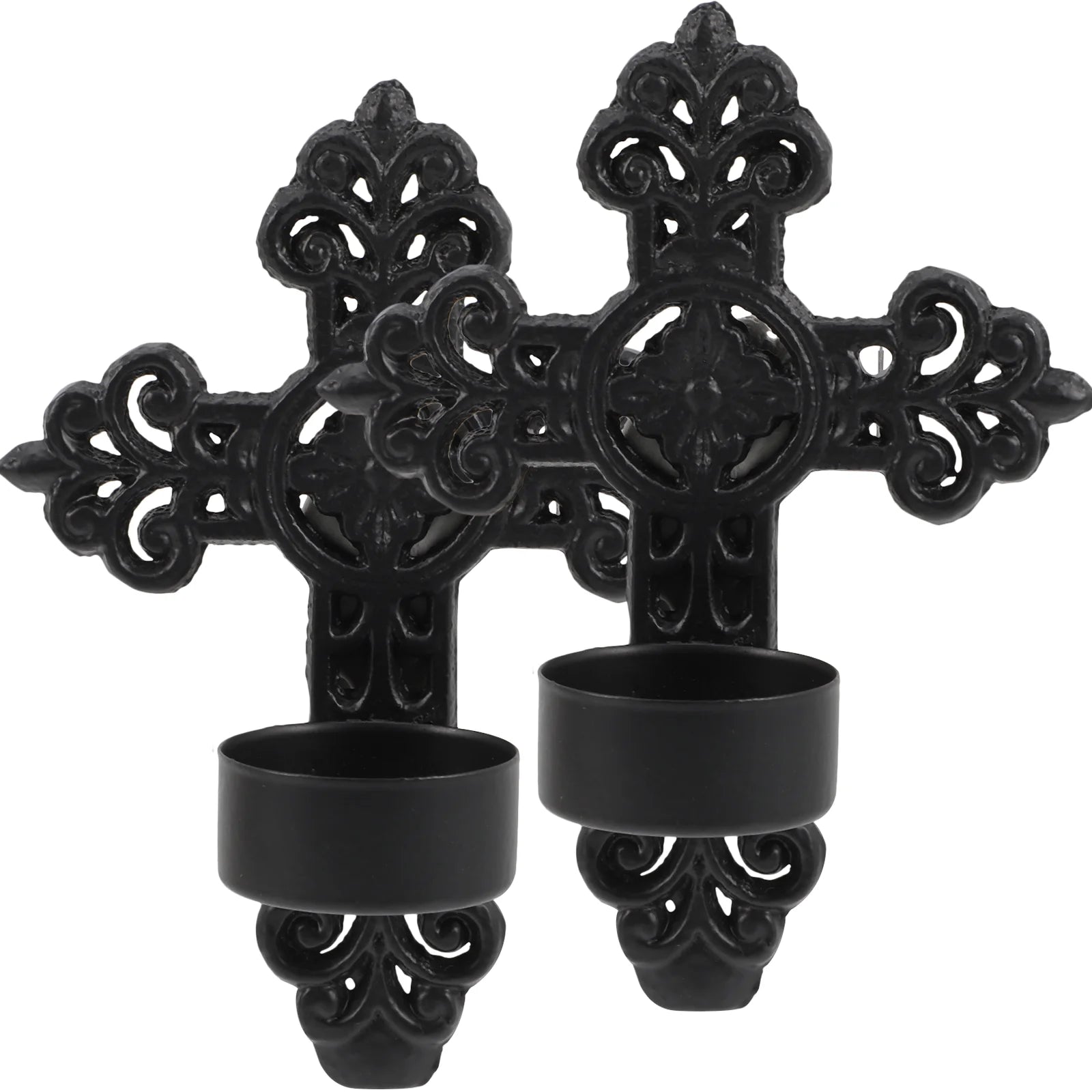 bougeoir croix gothique - Esprit Chandelier