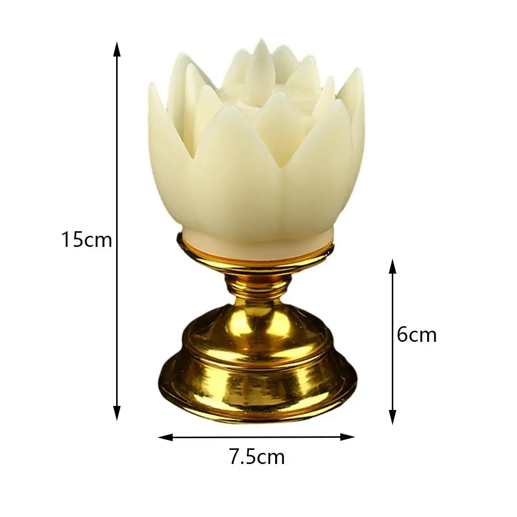 bougeoir led lotus - Esprit Chandelier