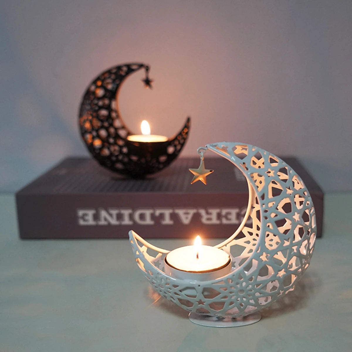 bougeoir lune - Esprit Chandelier