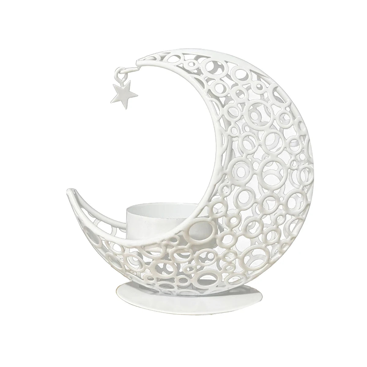bougeoir metal lune - Esprit Chandelier