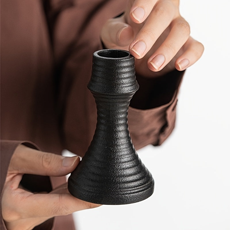 bougeoir noir scandinave - Esprit Chandelier