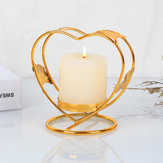 bougeoir or coeur  - Esprit Chandelier