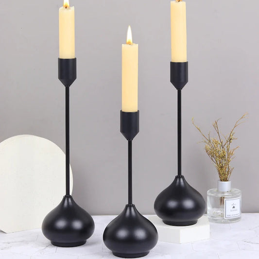 bougeoir pied goutte - Esprit Chandelier