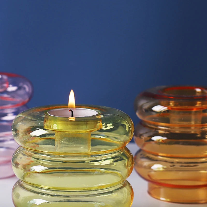 Decor bougie jaune Esprit Chandelier