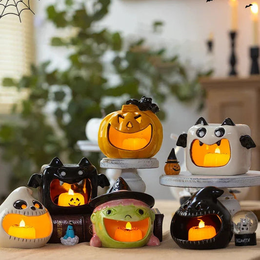 bougeoirs céramique monstres - Esprit Chandelier