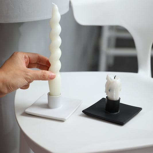 bougeoirs grands carrés - Esprit Chandelier