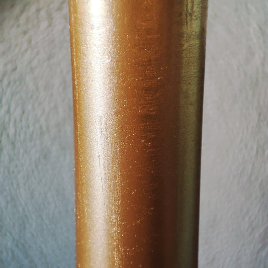 bougie dorée teintée masse - Esprit Chandelier