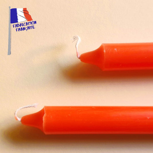 Bougie Orange x4 - 20cm