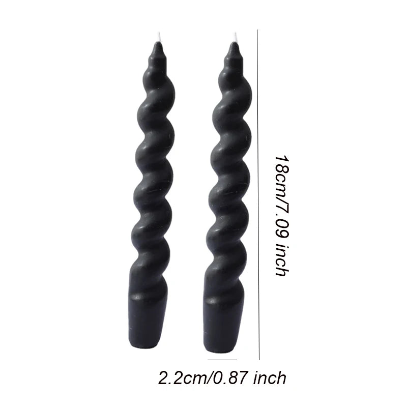 bougie torsade noire
