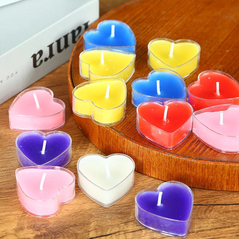 bougies coeurs romantique Esprit Chandelier