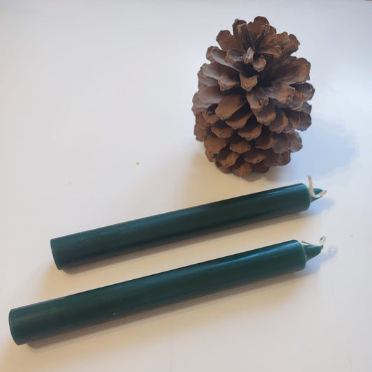 bougies vertes sapin - Esprit Chandelier