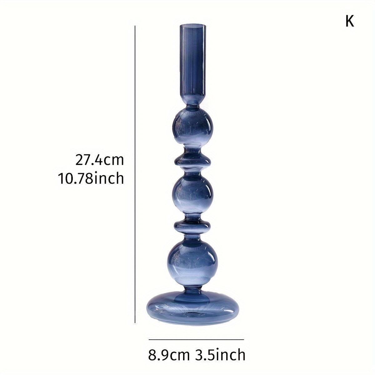 chandelier bleu verre petrole