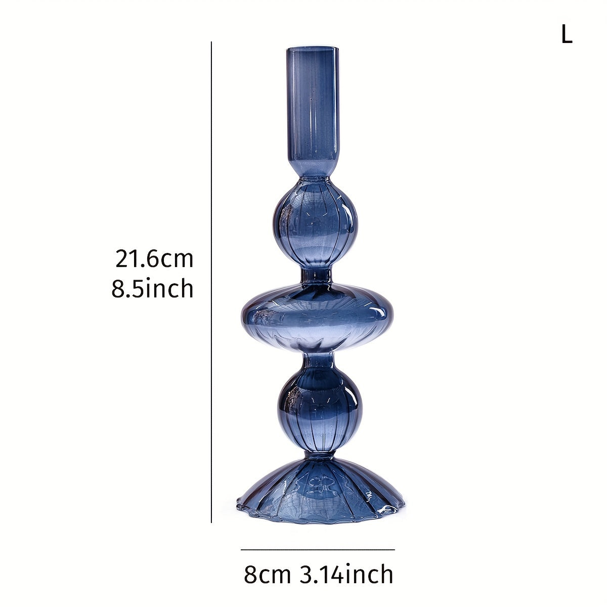 chandelier bleu verre petrole bulle