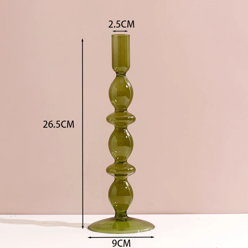 chandelier bulle vert olive
