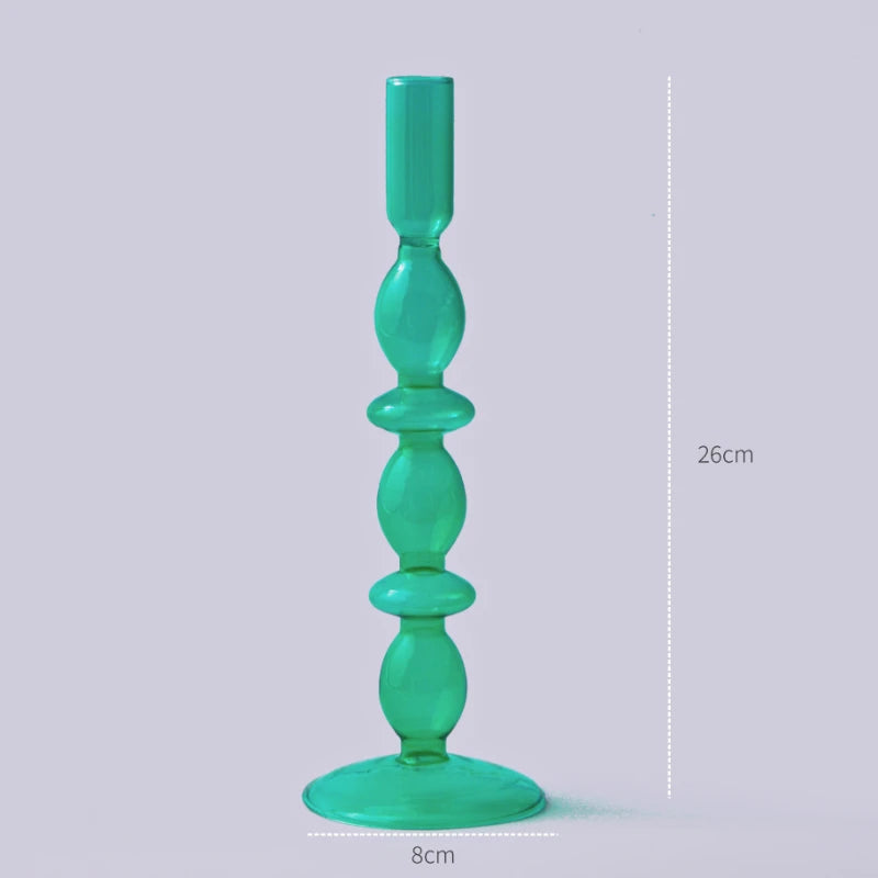 chandelier bulles verre vert