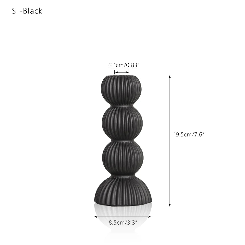 chandelier ceramique noir nordique s