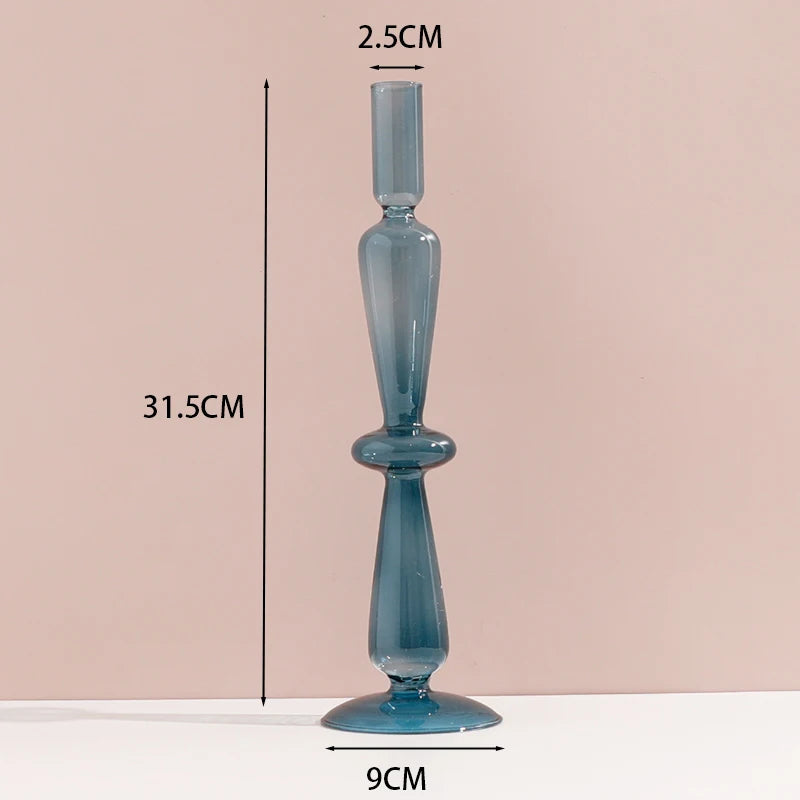 chandelier flute bleu canard