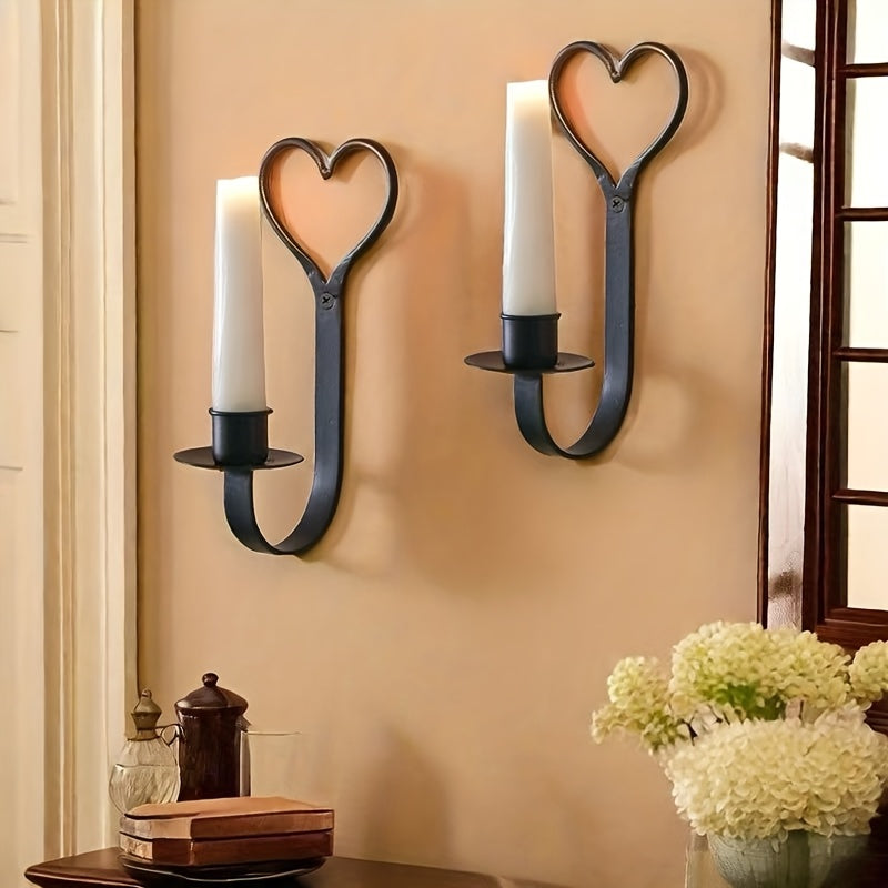 chandelier mural coeur noir - Esprit Chandelier