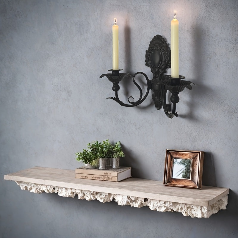 chandelier mural noir baroque - Esprit Chandelier
