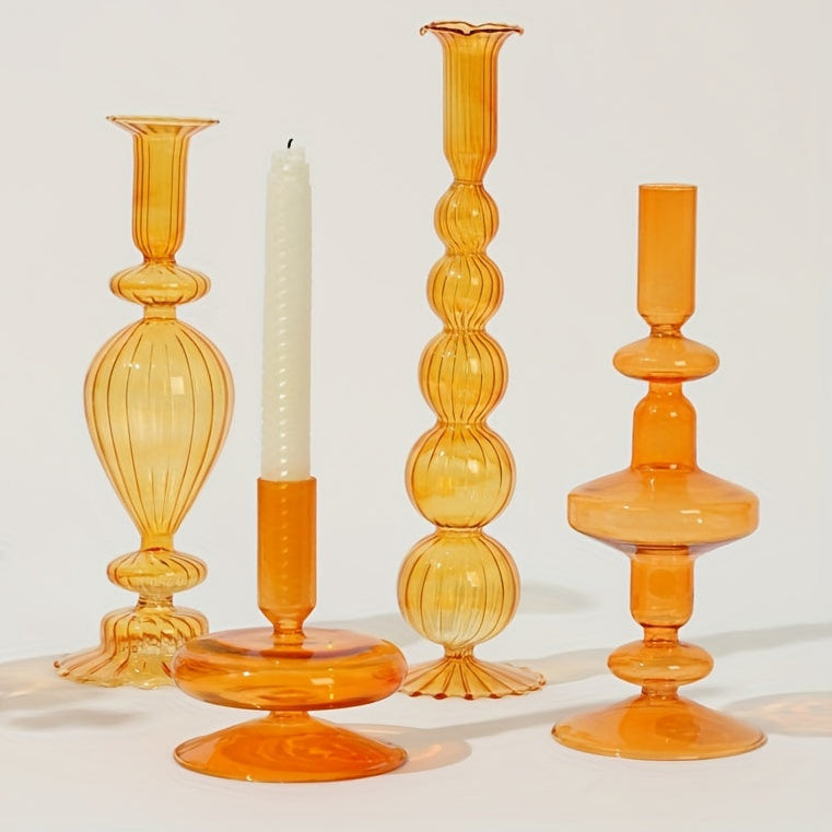 chandelier orange retro