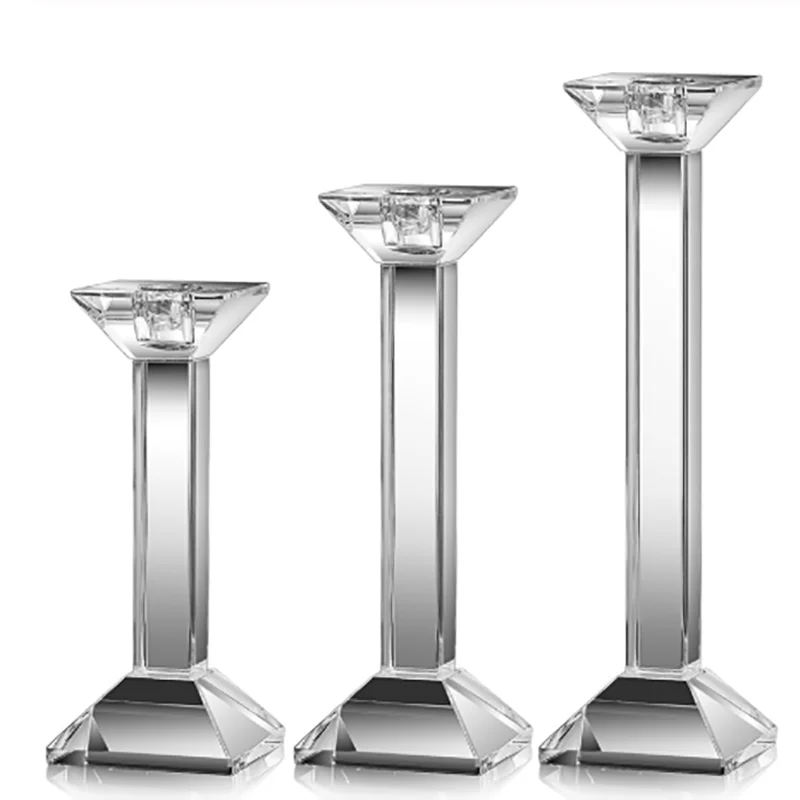 chandelier pied carre cristal colonne