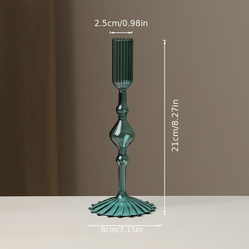 chandelier verre bleu vert