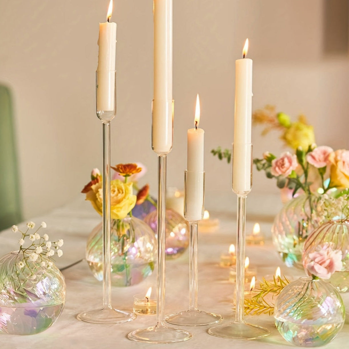 chandelier verre moderne