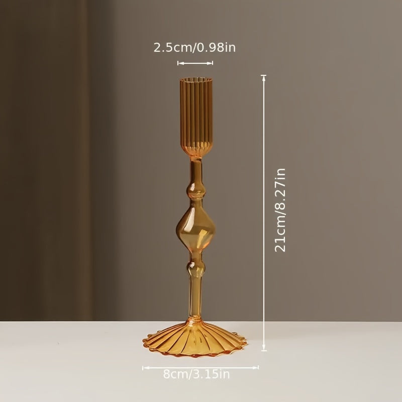 chandelier verre orange