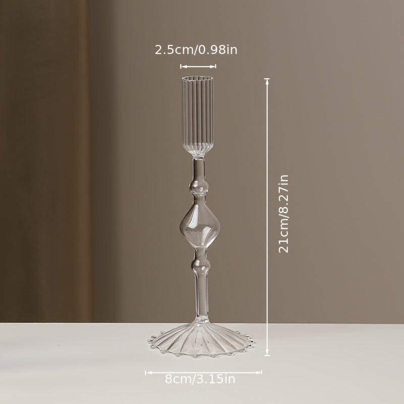 chandelier verre transparent