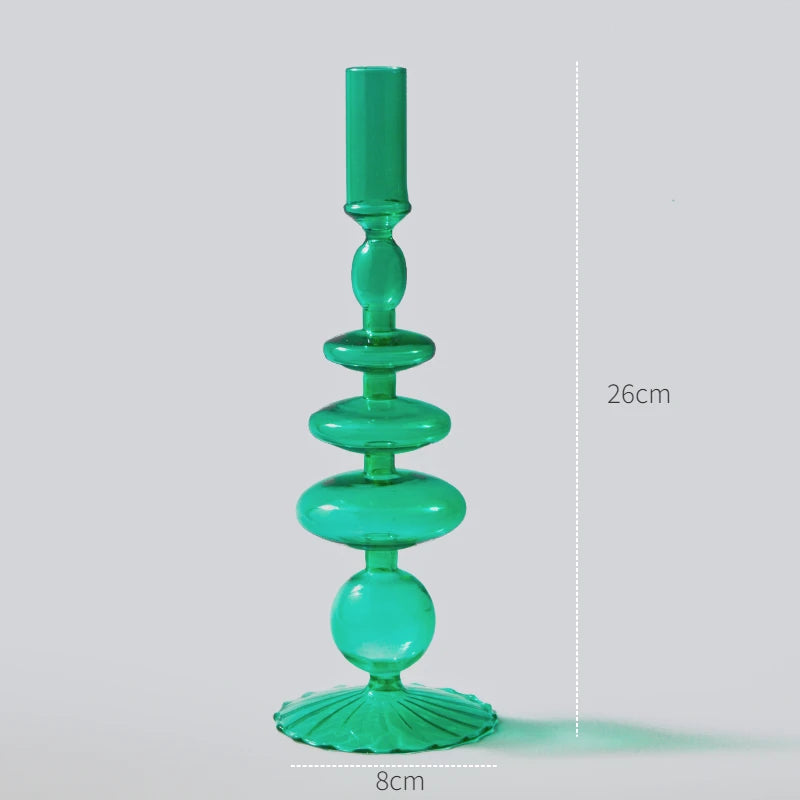 chandelier verre vert