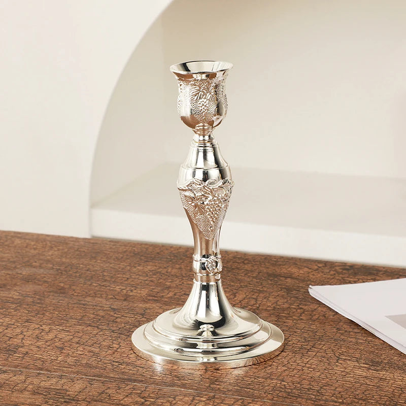 chandelier vignes argente