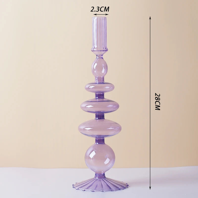 chandelier verre violet - Esprit Chandelier