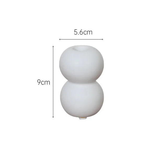 chandeliers ceramique boule blanc format