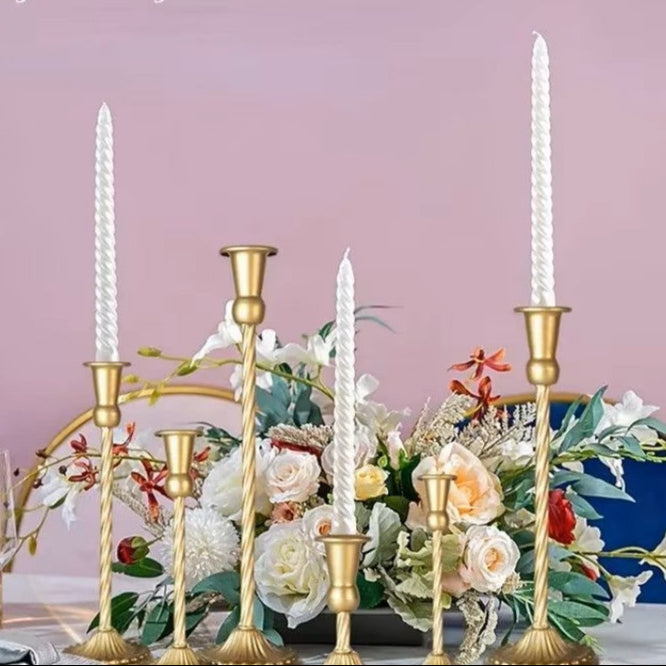 chandelier dores pied torsade