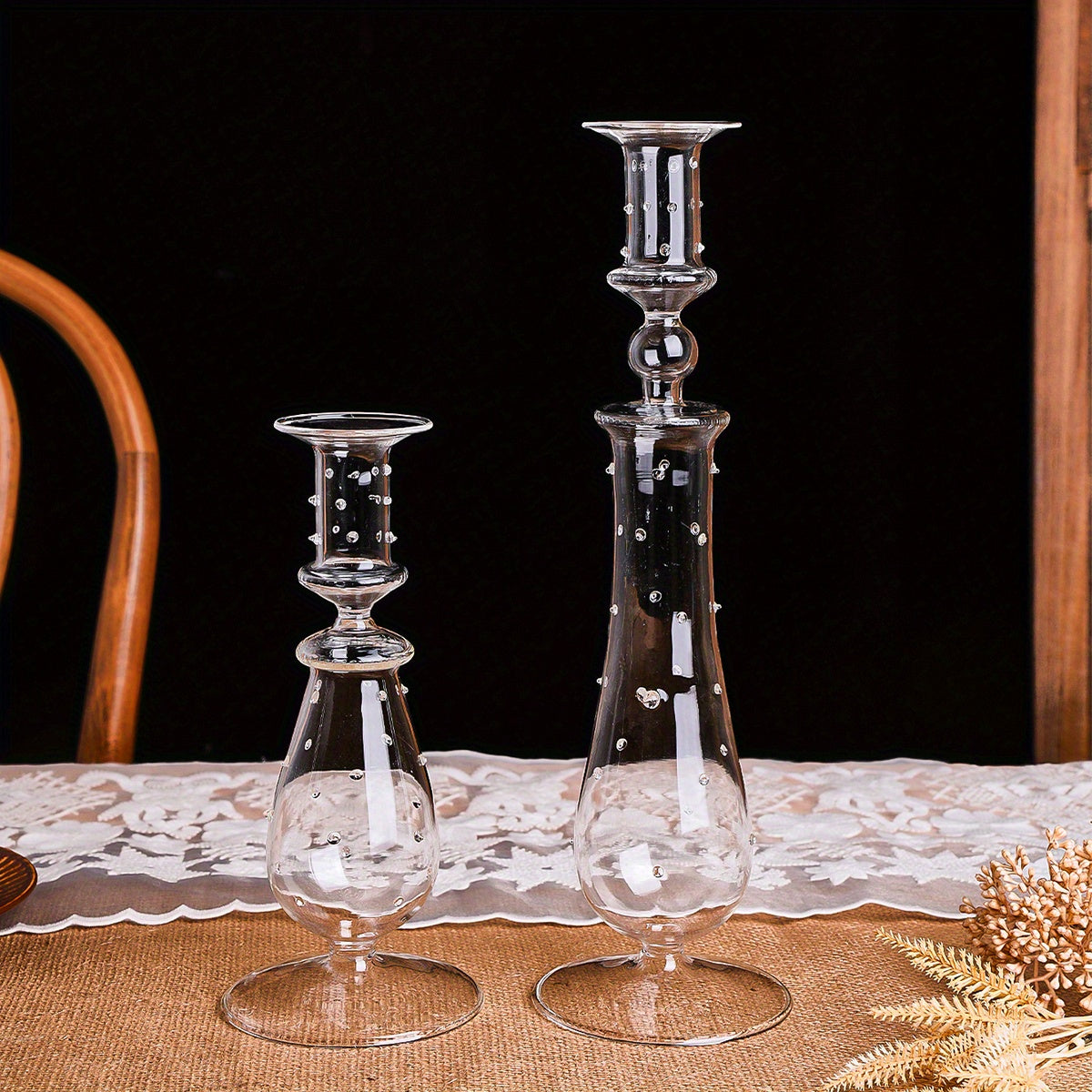 chandeliers fantaisie verre