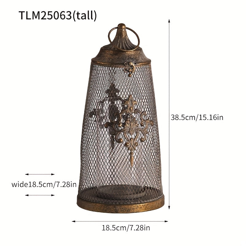 grand photophore lanterne dore - Esprit Chandelier