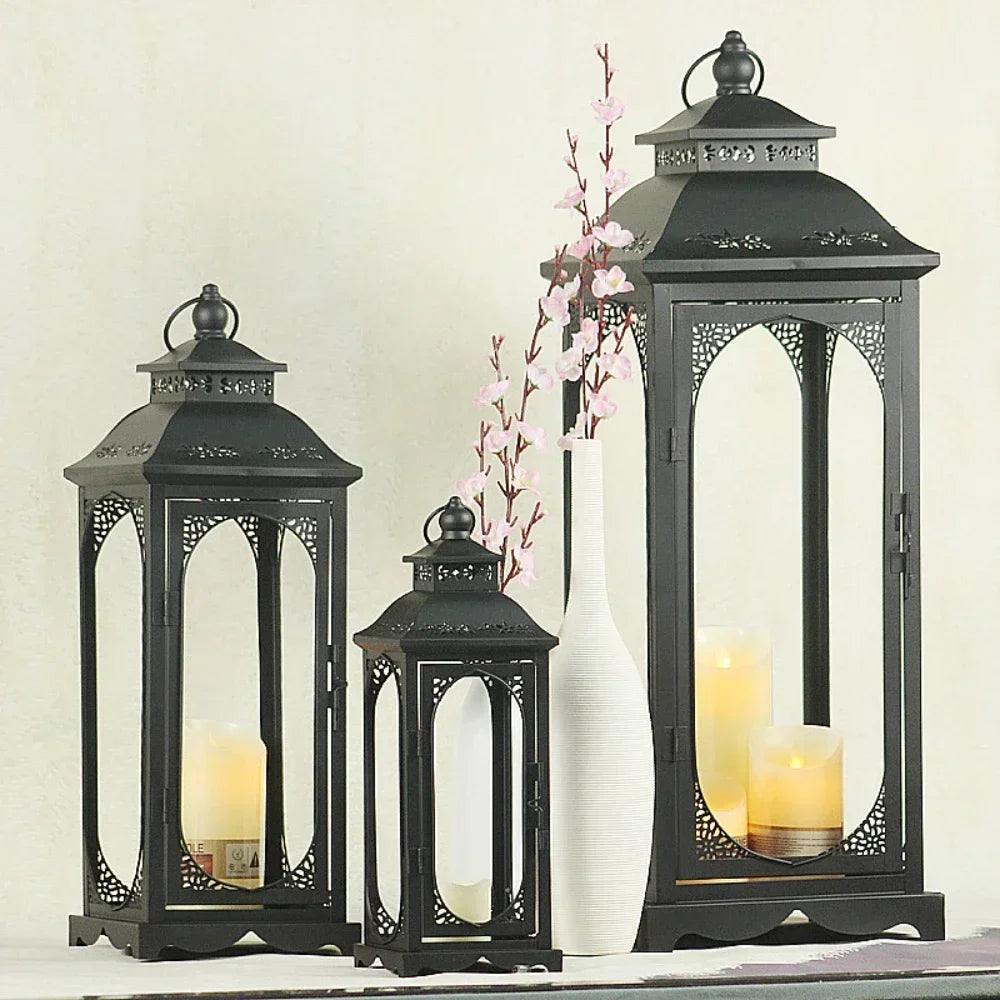 lanterne classique noir - Esprit Chandelier