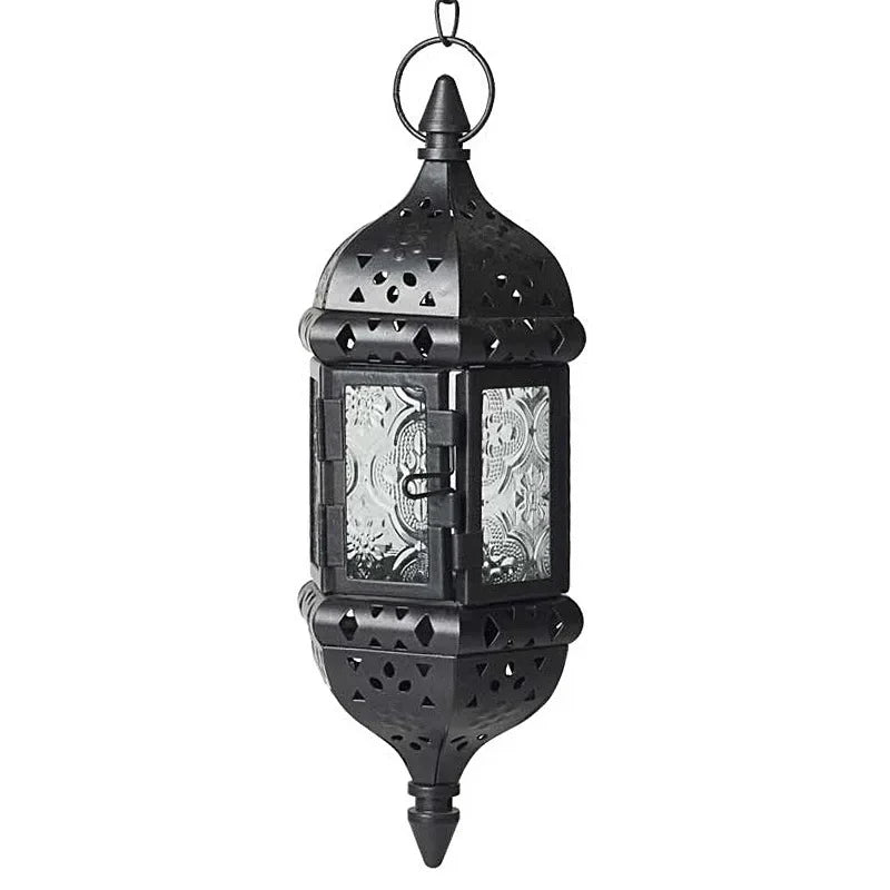 lanterne noire marocaine - Esprit Chandelier