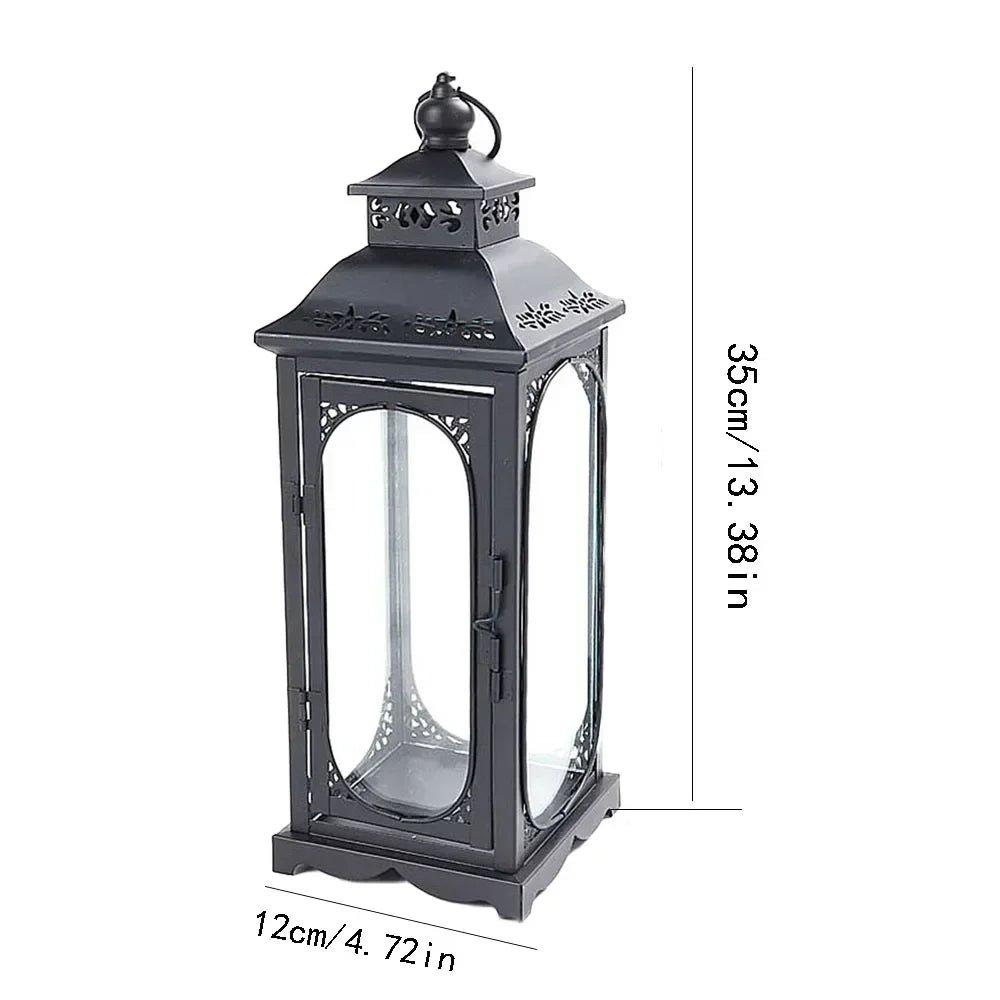 lanterne noires classiques - Esprit chandelier
