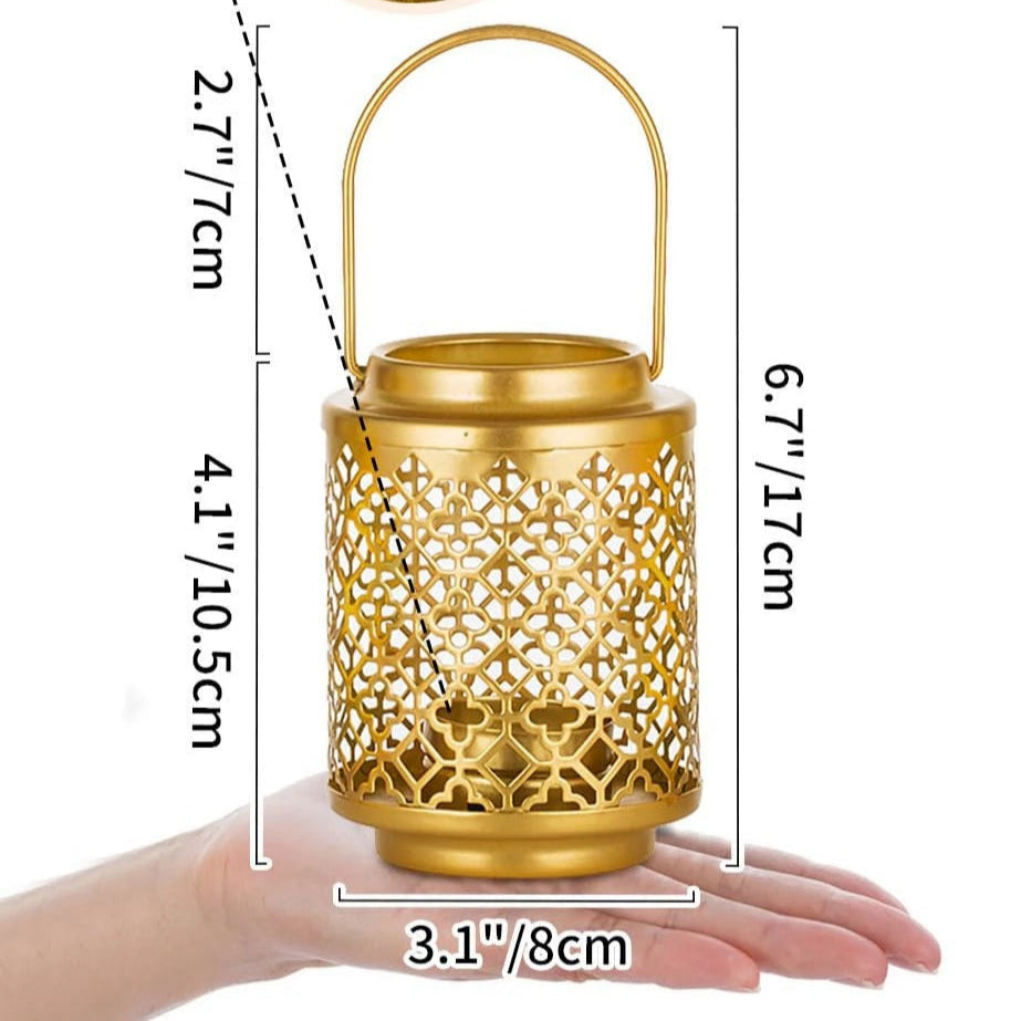 mini lanterne photophore dore - Esprit Chandelier