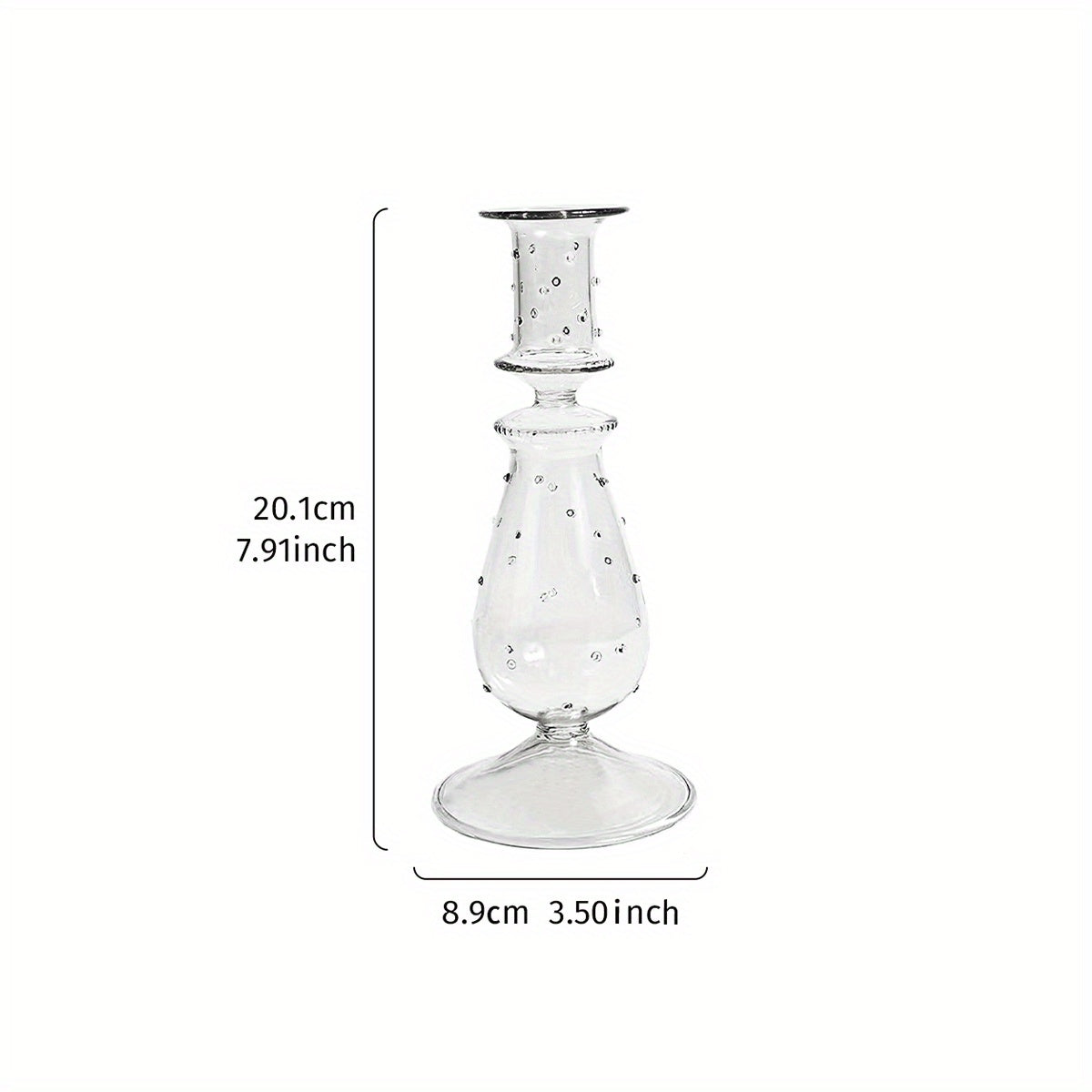 petit chandelier fantaisie verre