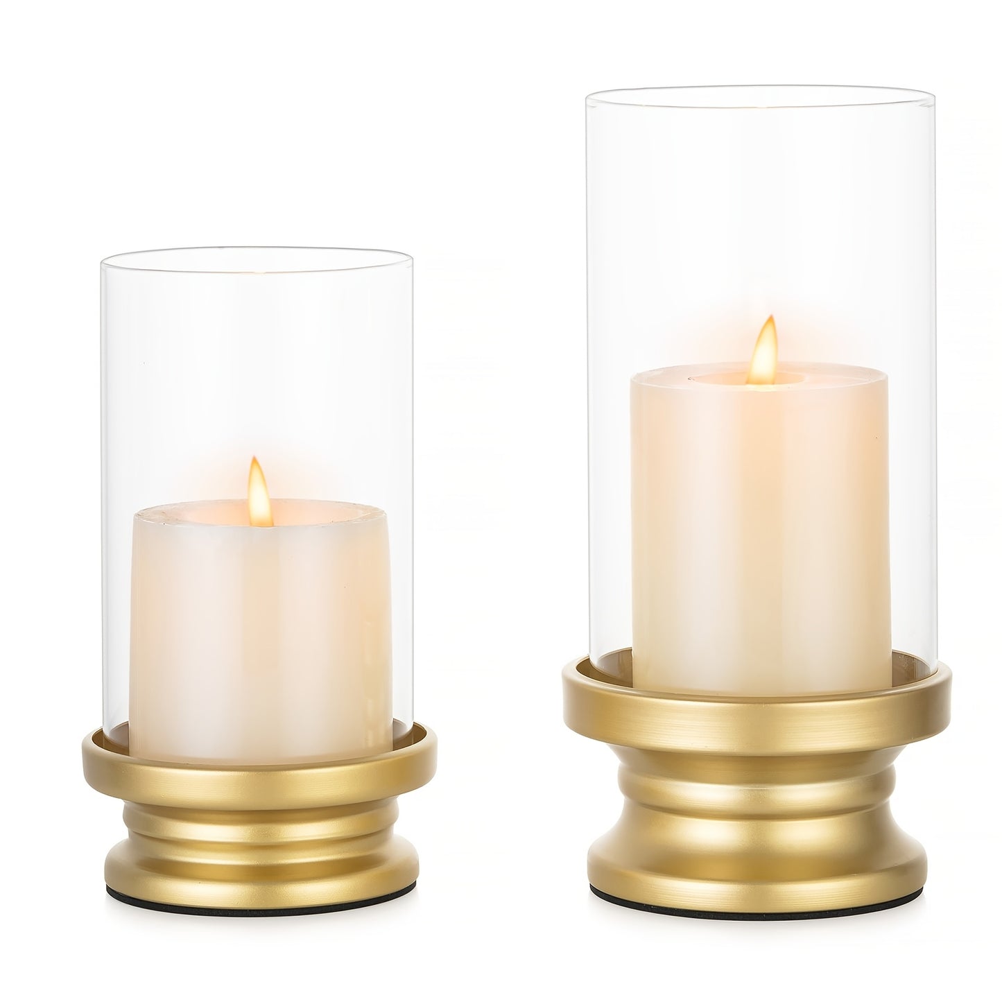 petits photophores doré verre - Esprit Chandelier