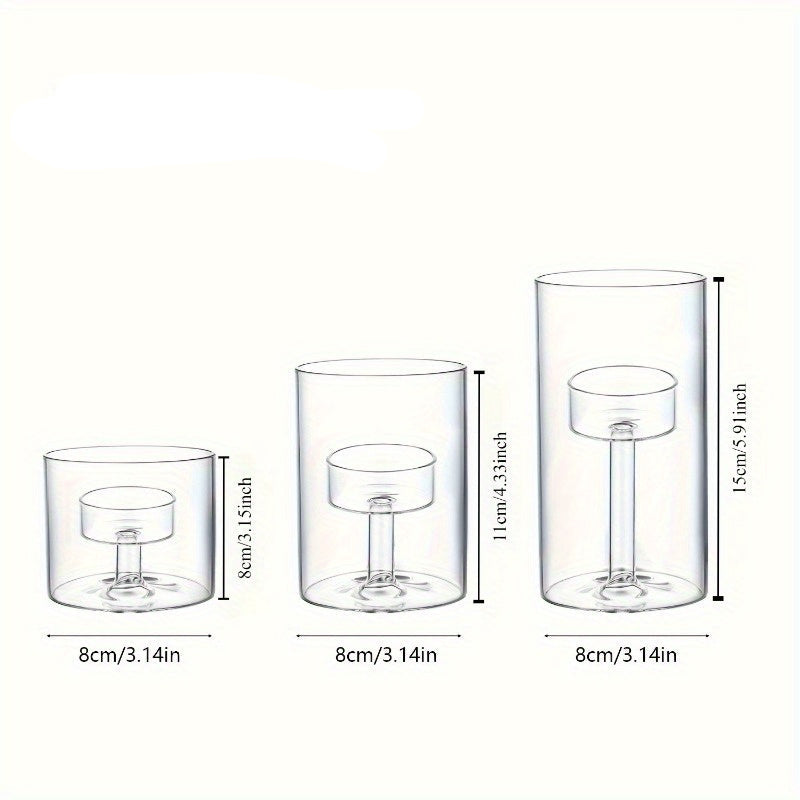 photophore bougeoir verre - Esprit Chandelier