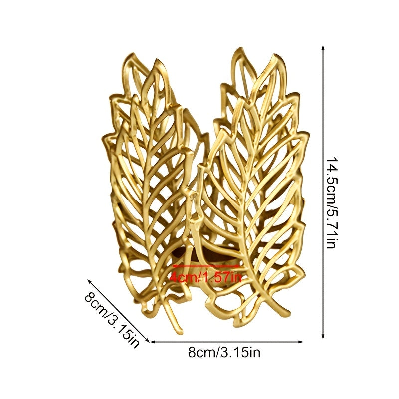 photophore feuille doree - Esprit Chandelier