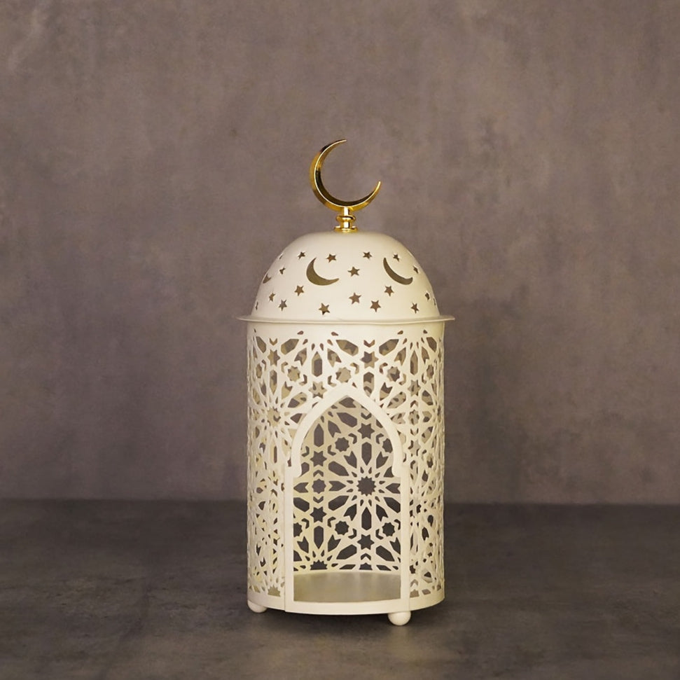 photophore marocain blanc - Esprit Chandelier