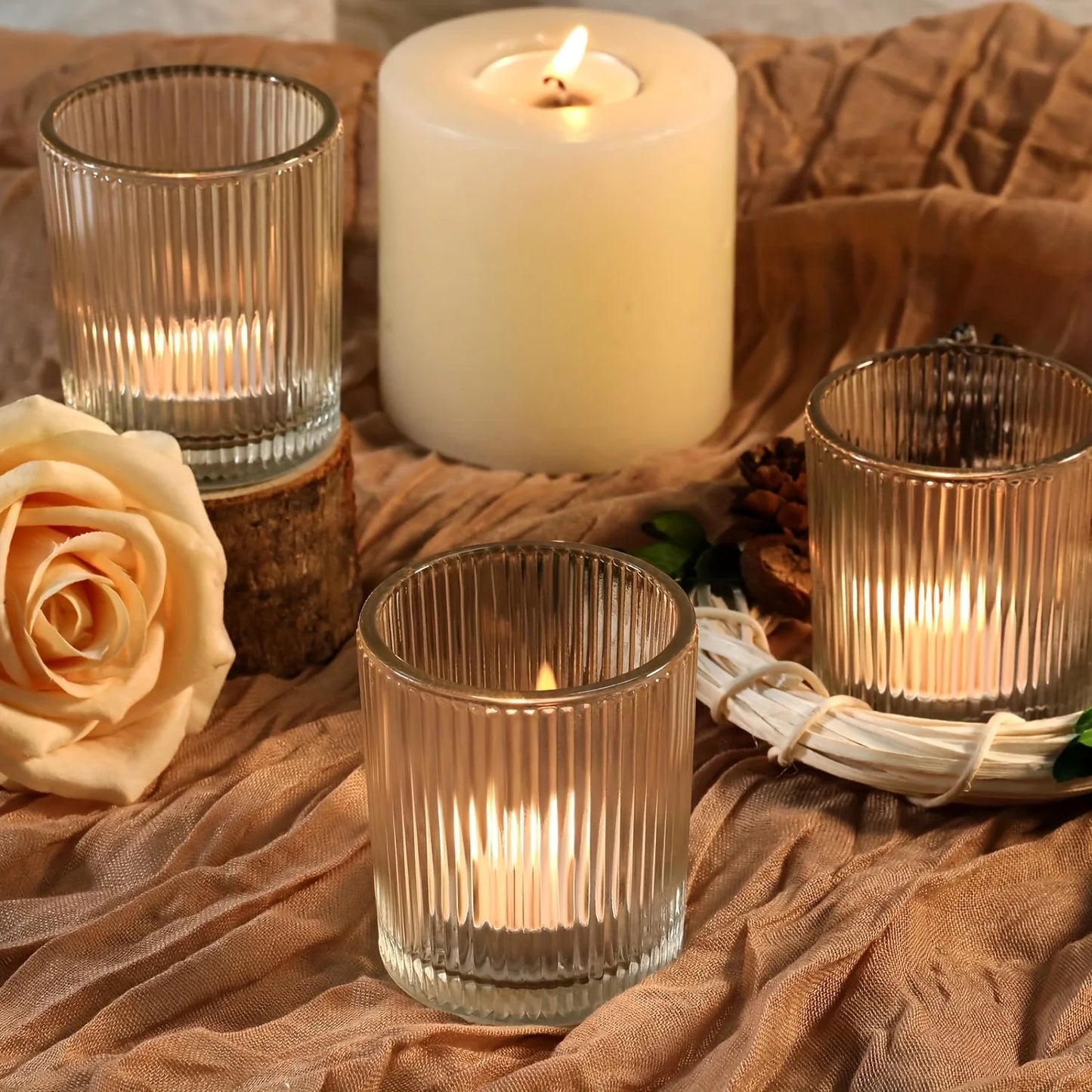 photophore transparent - Esprit Chandelier