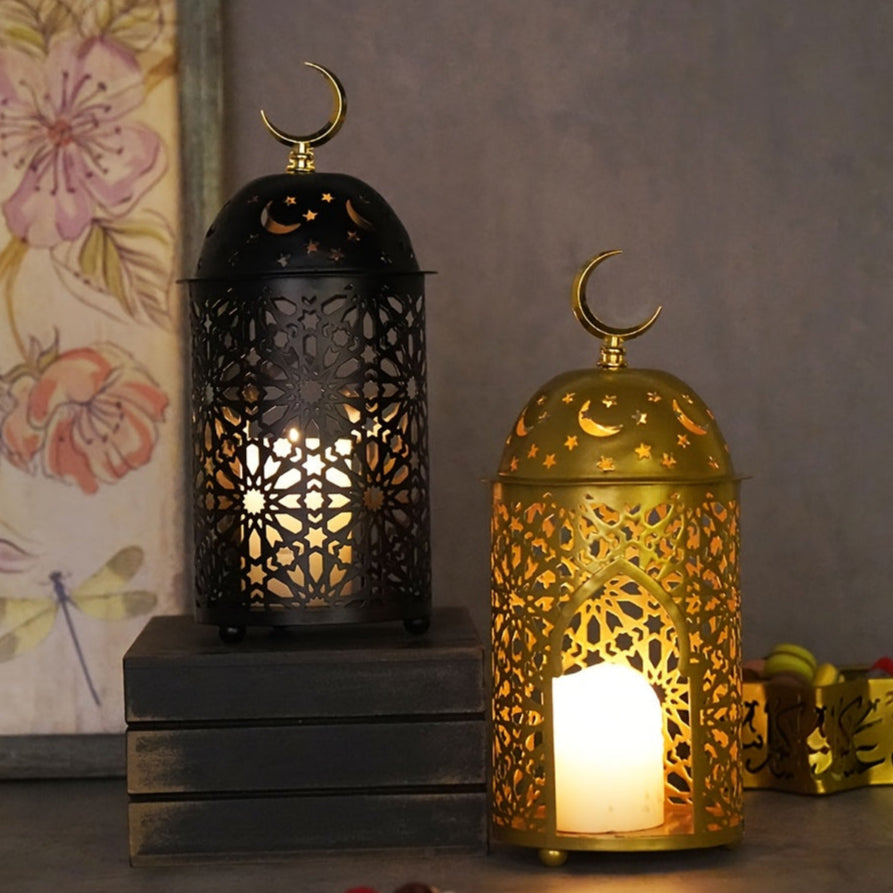 photophore métal marocain - Esprit Chandelier