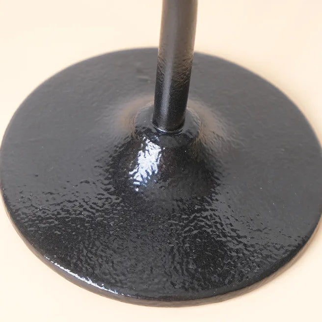 pied Chandelier Noir 3 Bougies